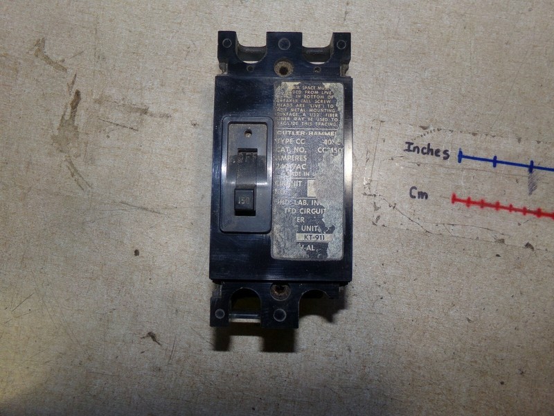 Cutler Hammer KT-911 150 Amp 240VAC Circuit Breaker *FREE SHIPPING*