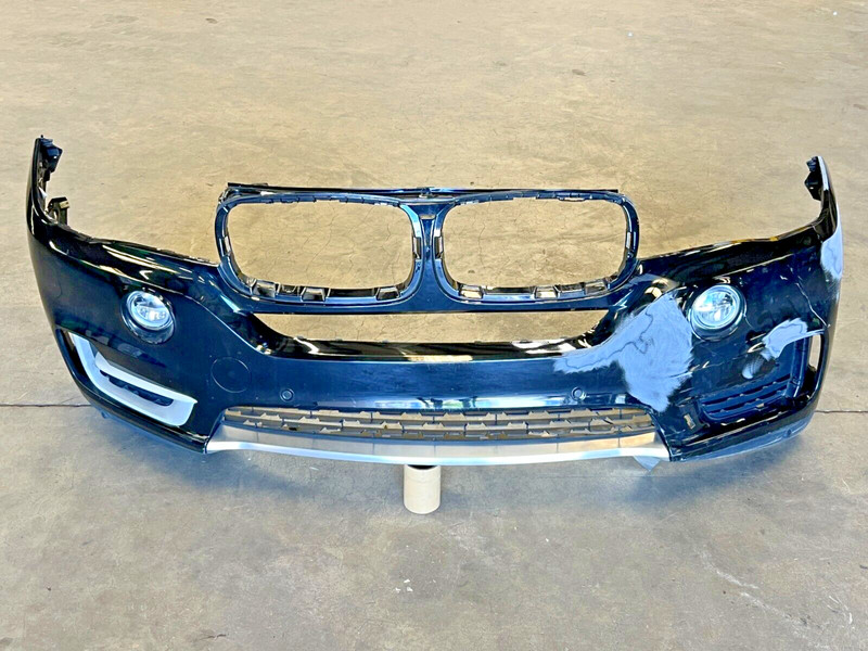 ⭐2014-2018 BMW X5 F15 COMPLETE FRONTBUMPER COVER W/ TRIM & PDC BLACK OEM LOT2473