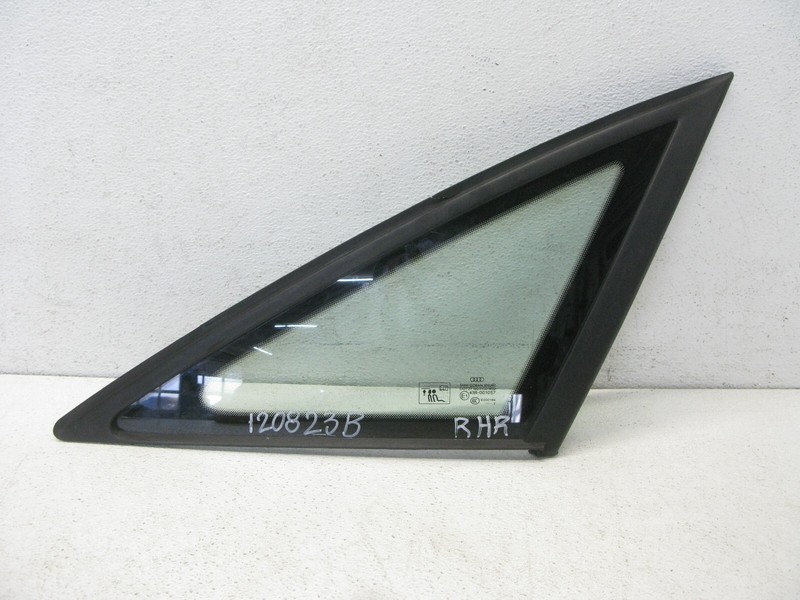 12-15 AUDI C7 A6 S6 SEDAN QUARTER GLASS WINDOW PASSENGER RIGHT REAR OEM 120823B