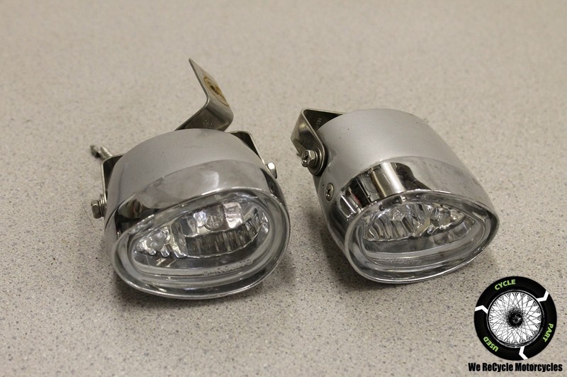 84 YAMAHA XV 1000 VIRAGO AFTERMARKET RUNNING LIGHTS LAMPS PAIR A/M XV1000