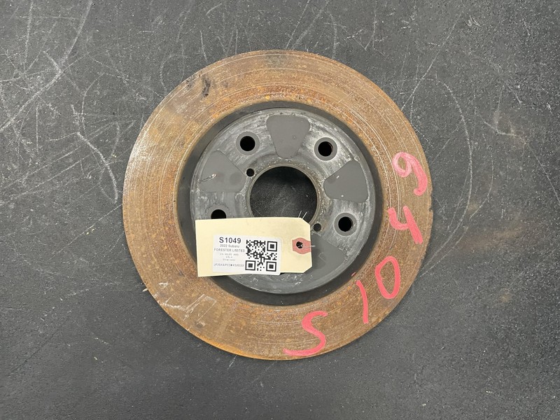 Rear Right Brake Rotor Disc 2022 Subaru Forester 26700-SJ000 2019 2020 2021 2023