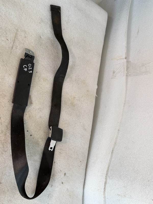 2021 DODGE RAM 2500 FRONT CENTER SEAT LAP BELT OEM BLACK #023