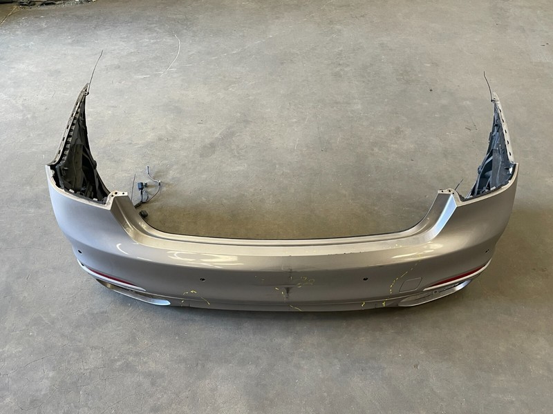 2016-2019 BMW 750i G12 Rear Lower Bumper Cover Panel Silver 1529 OEM