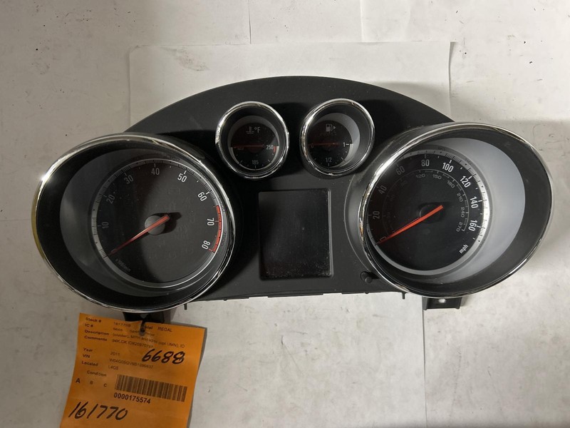 2011 BUICK REGAL Speedometer UMN 20970757 95k miles OEM 11