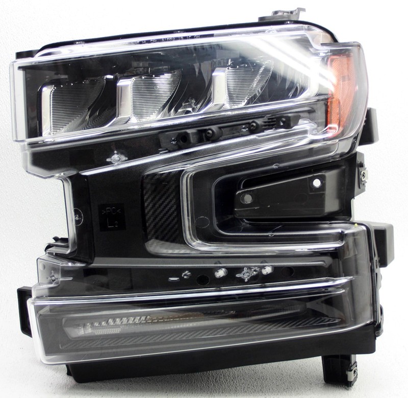 OEM Left Side LED Headlamp For Chevy Silverado 1500 Tab Missing Less Lower Brack