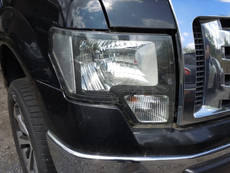 2010-2014 Ford F-150 Halogen Headlight Passenger Right Black Border