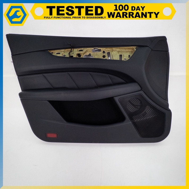 12-18 MERCEDES-BENZ CLS550 FRONT LEFT SIDE INTERIOR DOOR PANEL BLACK OEM