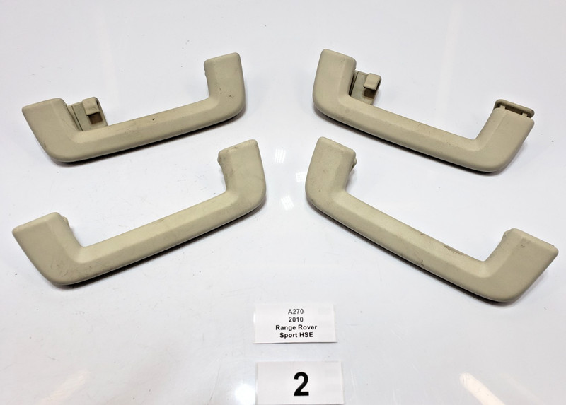 ✅ 06-13 OEM Range Rover Sport HSE L320 Front Rear Roof Grab Handle Beige SET*