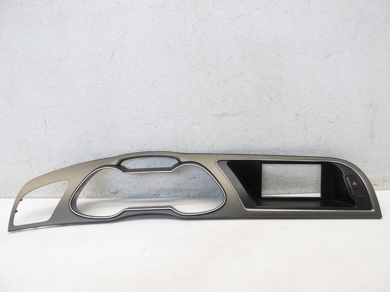 13-16 AUDI B8 A4 S4 RS4 DASH TRIM BEZEL GAUGE CLUSTER MMI SCREEN OEM 013024A