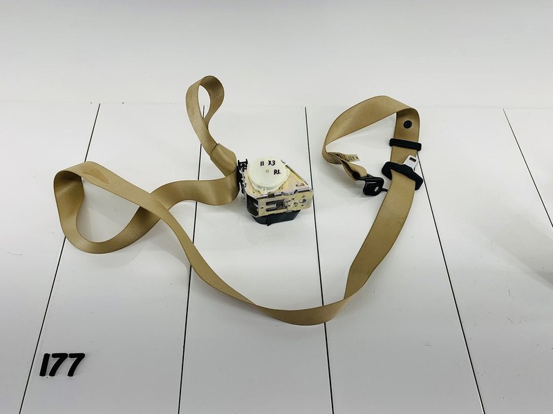 11-17 BMW X3 F25 REAR LEFT DRIVER SIDE SECOND 2ND ROW SEAT BELT OEM