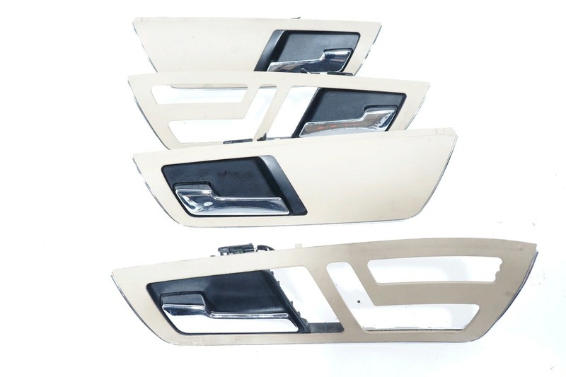 07-09 MERCEDES S550 W221 INTERIOR FRONT AND REAR DOOR HANDLE TRIM SET OF 4 OEM