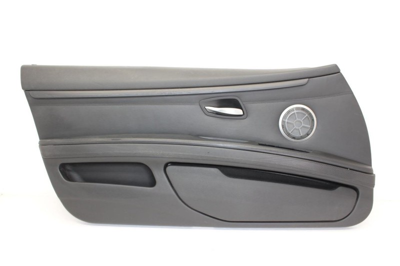 08-13 BMW M3 4.0L Driver Left Front Black Door Trim Panel 51417154587