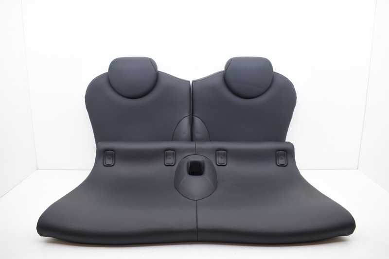 2005 Mini Cooper S R53 R50 Rear Upper Lower Seat Set Leather Black OEM KW53