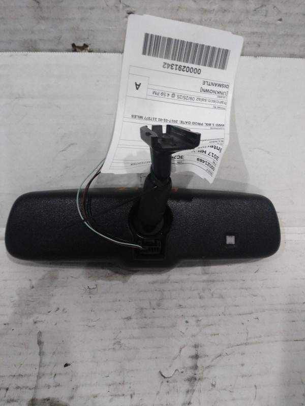 2017 Honda HR-V OEM Black Interior Rear View Mirror, 117k Miles, Genuine Part