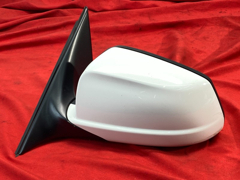 11-13 BMW F10 5 Series Left Driver Side View Mirror P-Fold Assembly White OEM✅