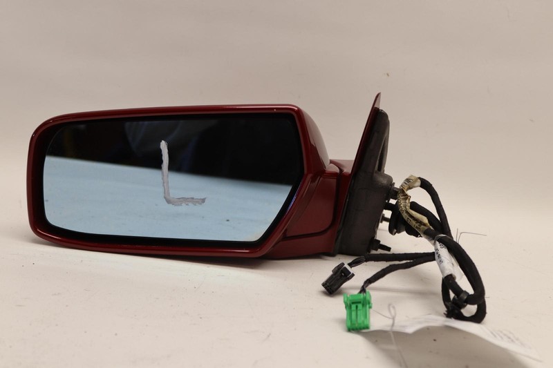 2003-2007 CADILLAC CTS LEFT DRIVER SIDE DOOR MIRROR MANUAL FOLDING BURGUNDY OEM