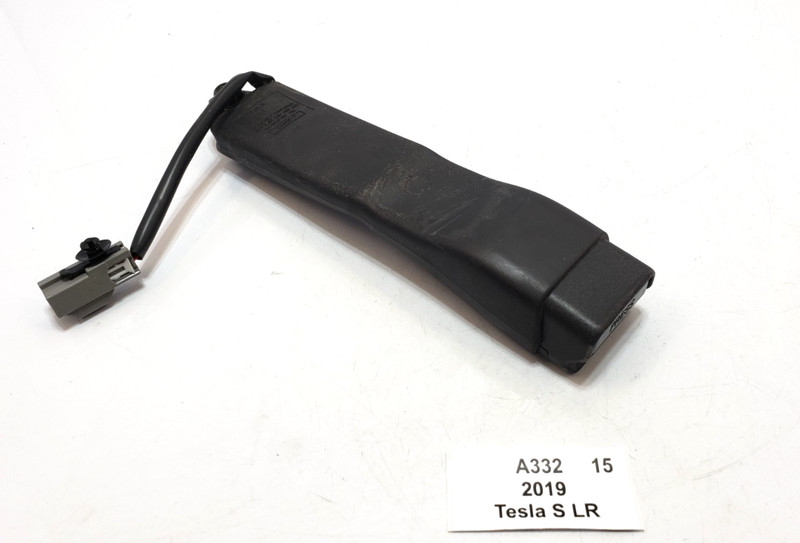✅ 12-20 OEM Tesla Model S X Front Left Driver Side Seat Belt Buckle Black*