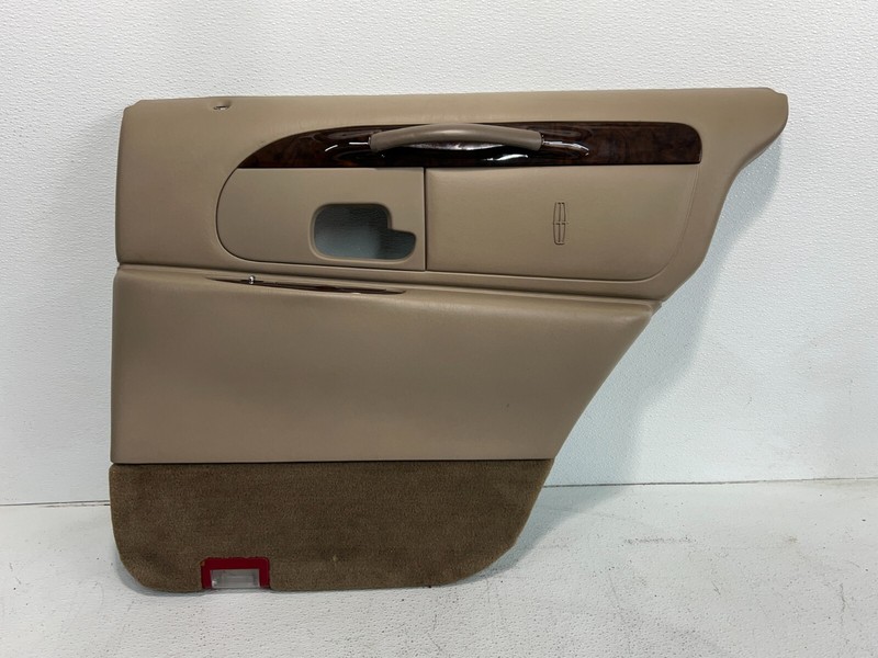 99-08 LINCOLN TOWN CAR PASSENGE REAR DOOR PANEL BEIGE