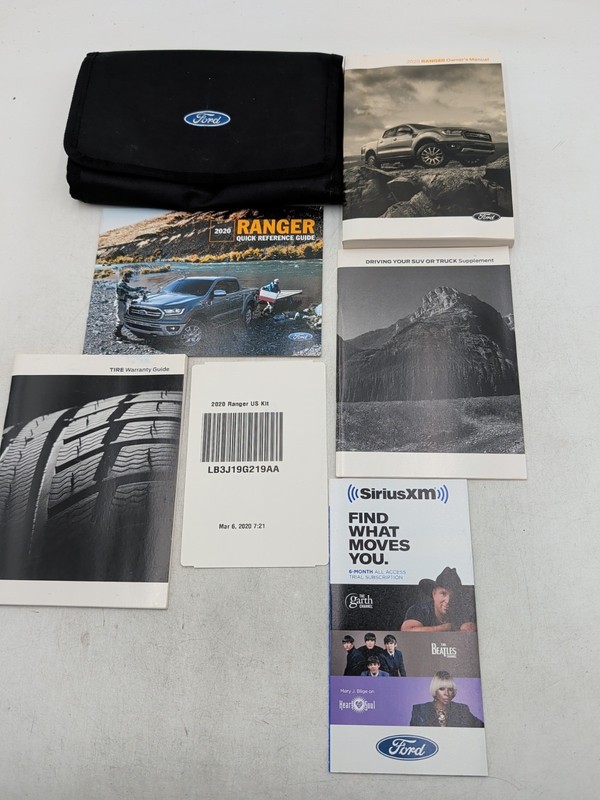 2020 Ford Ranger Owners Manual W Case Free Shipping Complete Set