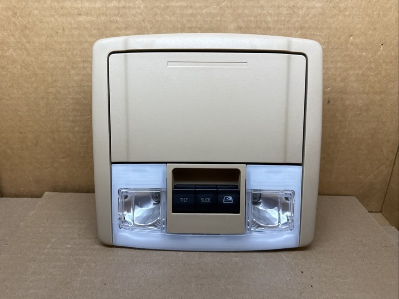 2009-2014 F150 F-150 Overhead Sun Roof Console Sunroof Back Glass Switch Adobe