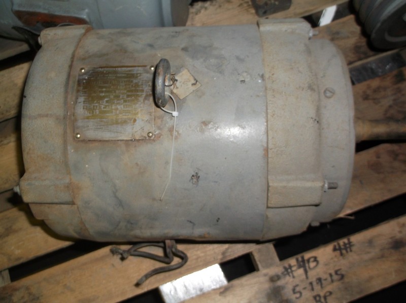 Gould Century Pump Motor 10 HP 3-Phase 6-332996-02 230/460V 2.6/1.3A 3500 RPM