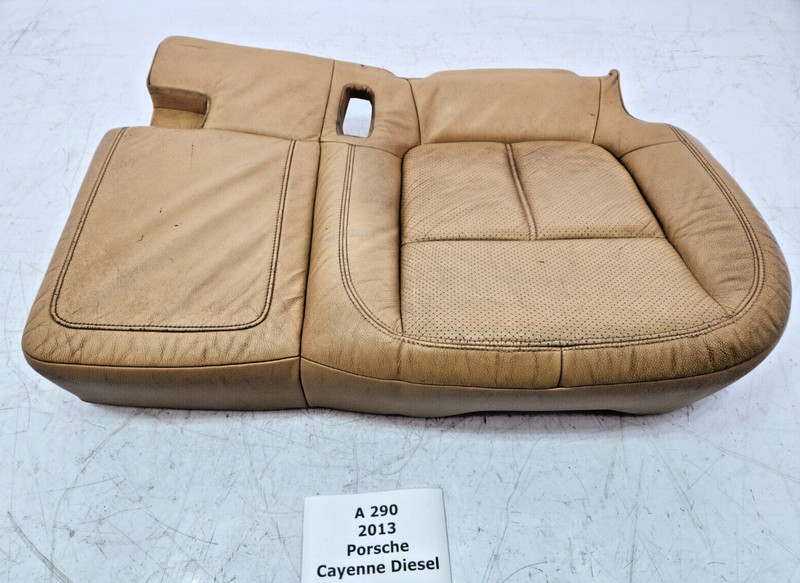 ✅ 11-18 OEM Porsche Cayenne 958 Rear Left Driver Lower Seat Cover Cushion NOTE*