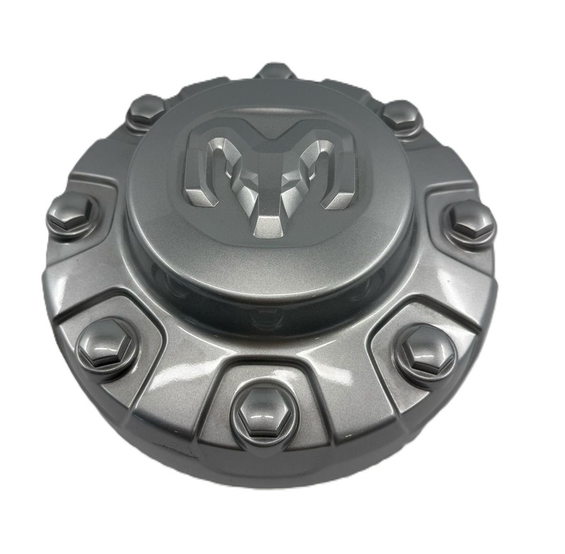 2019-2024 Dodge Ram 3500 Silver Wheel Center Hub Cap 8- Lug 6QC38TRMAB Scuff OEM
