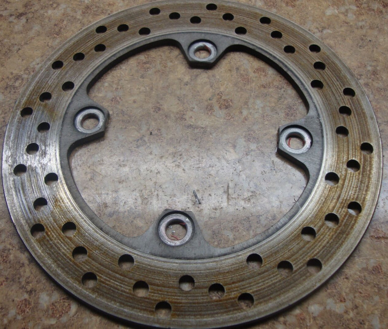 2007 Kawasaki Ninja ZX600 ZX 600 J ZZR600 Rear Disk Brake Caliper Rotor ZZR