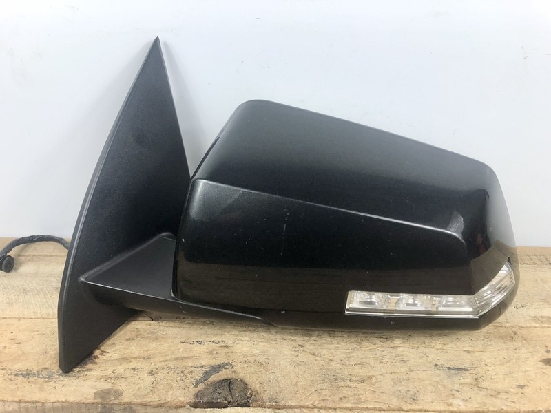 2009-2010 Saturn Outlook Left Driver Power Door Mirror Turn Signal Heated Black