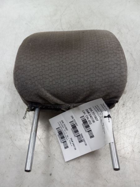 2007 TOYOTA TACOMA EXTRA CAB DRIVER SIDE FRONT GRAY CLOTH HEADREST