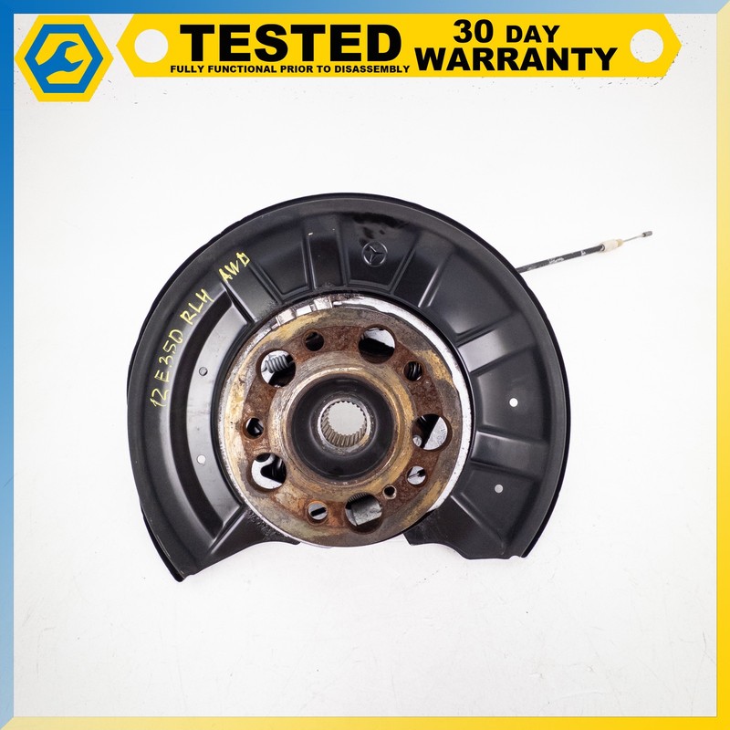 10-16 Mercedes E-class W212 AWD REAR LEFT DRIVER SIDE SPINDLE KNUCKLE W/ HUB OEM