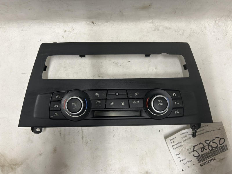 2013 BMW X3 Heat AC Controller 64119287629 OEM 13