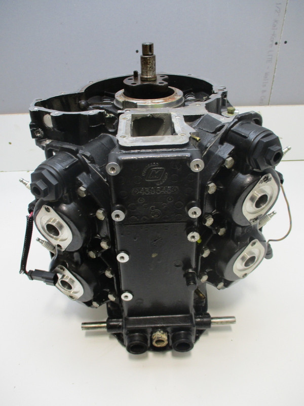 1999 Evinrude Johnson V4 115 FICHT Outboard Powerhead Crank Case Engine 0439546
