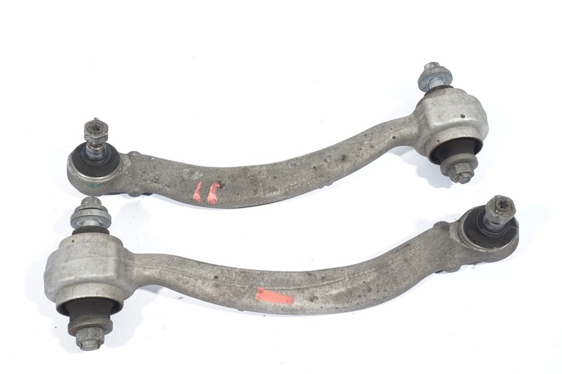 08-14 MB C300 RWD W204 FRONT LEFT RIGHT LOWER FORWARD CONTROL ARM SET OF 2 OEM