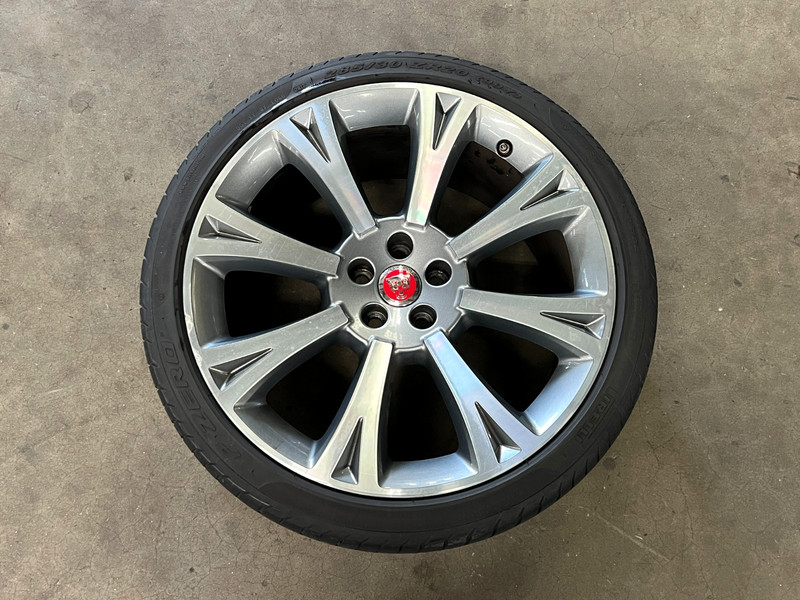 ⭐2007-2015 JAGUAR XK ORONA WHEEL RIM TIRE 8 SPOKE 285/30/20 10X20 OEM LOT2662