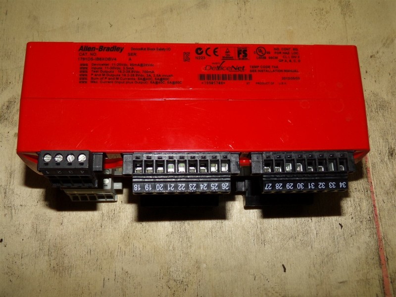 Allen Bradley 1791DS-1B8X6BV4 DeviceNet N233 Compact Block *FREE SHIPPING*
