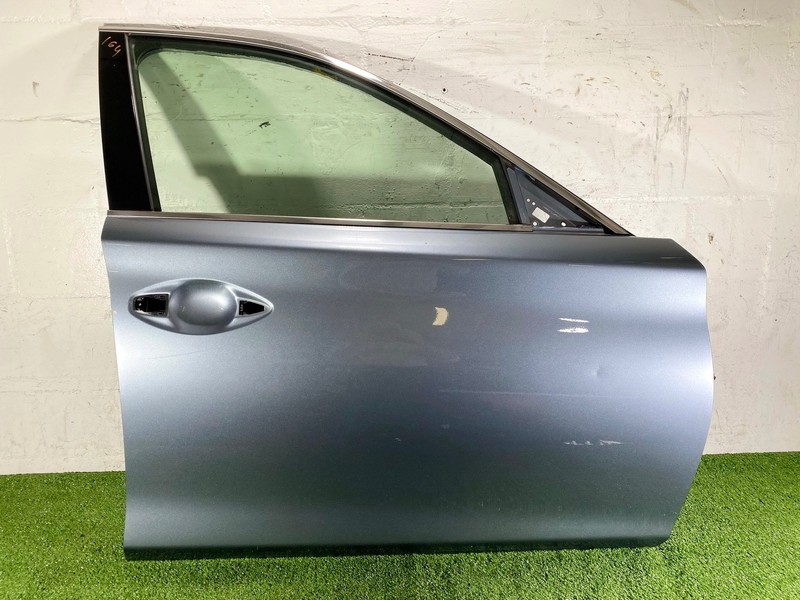14-23 INFINITI Q50 FRONT RIGHT RH PASS SIDE DOOR SHELL SKIN COVER BLUE RBP OEM