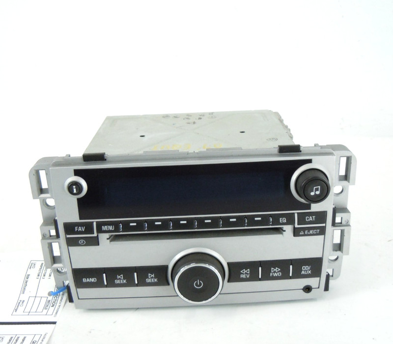 2007 07 Chevrolet Equinox AM FM Radio CD Disc Player Receiver Opt US8 OEM