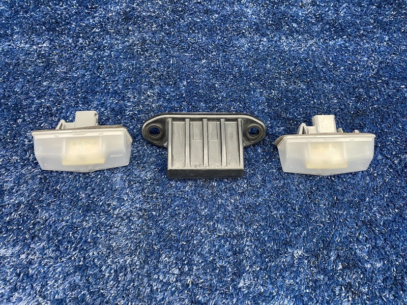 2018-2021 Lexus NX300 Rear License Plate Lights w Tailgate Switch set OEM