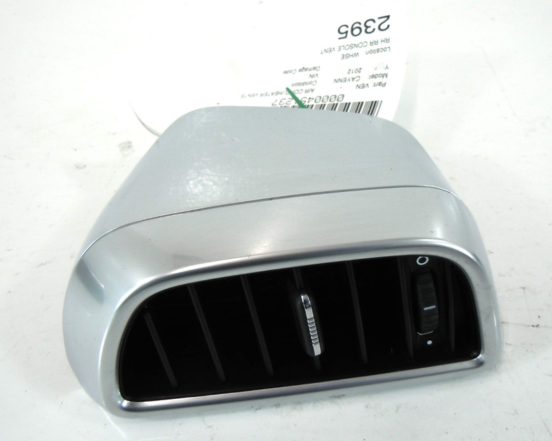 2012 12 Porsche Cayenne Rear Center Console Air Vent Passenger Right RH OEM
