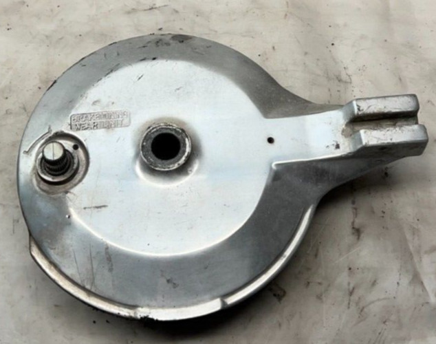 1999 Suzuki LS650 Savage Rear Back Drum Brake Cover Plate Rim 99 LS 650 G LS650