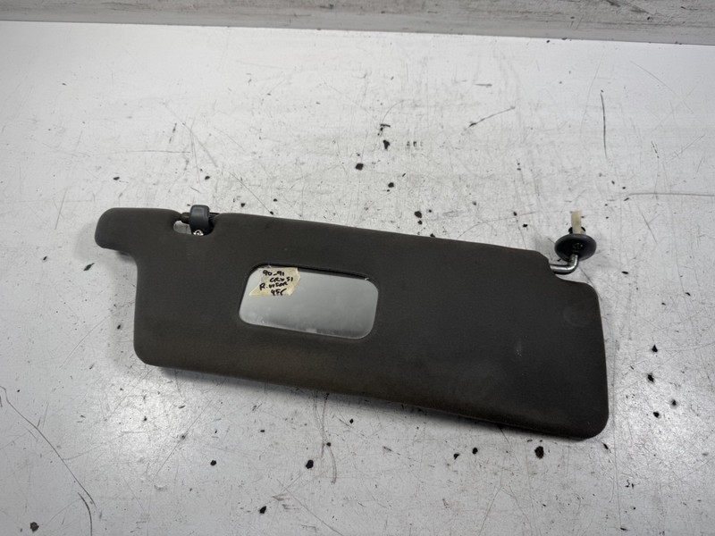 90-91 Honda CRX SI Right Sun Visor Gray OEM