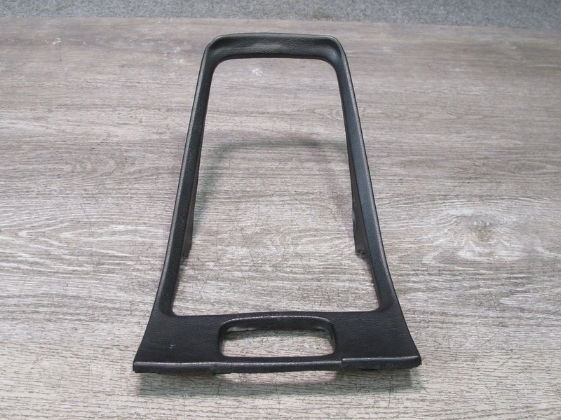 1984-1986 PORSCHE 928 S CENTER CONSOLE SHIFTER TRIM COVER PANEL BLACK