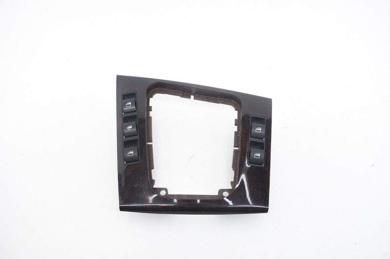 2003 BMW E46 330ci Shifter Bezel Trim Window Switch Panel Wood Grain OEM KW90