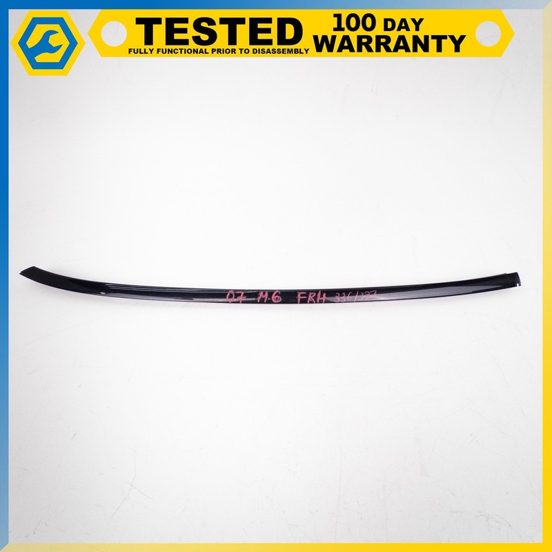 04-10 BMW M6 645CI 650I RIGHT SIDE A PILLAR EXTERIOR WINDSHIELD MOLDING OEM