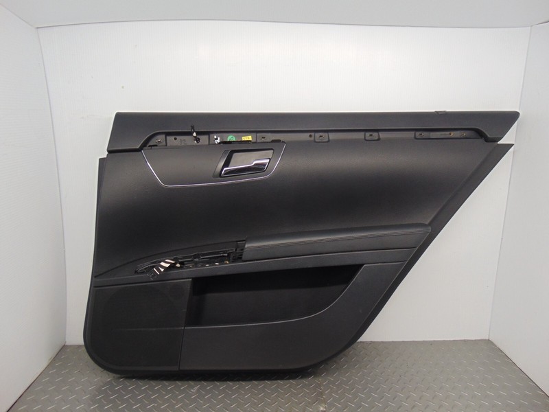 07-09 Mercedes S550 Rear Right Passenger Door Panel Black OEM