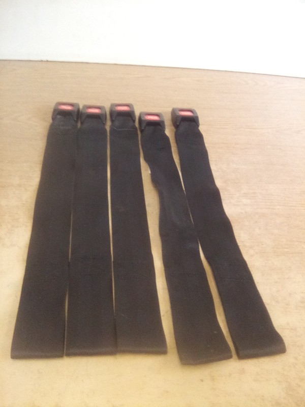 Lot Of 5 Morrison Medical 1200BK Strap With Loop-Lok End