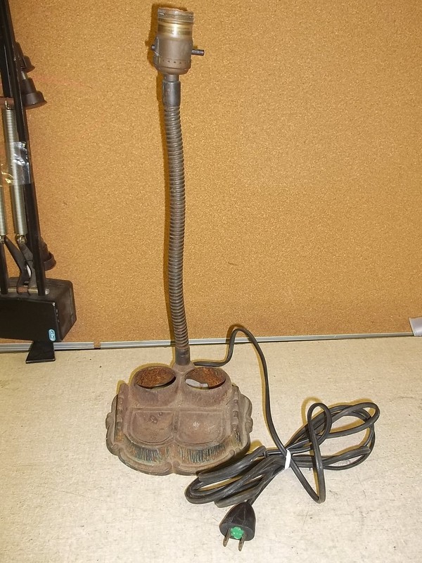 Vintage Metal Lamp, Flexible Stem *FREE SHIPPING*
