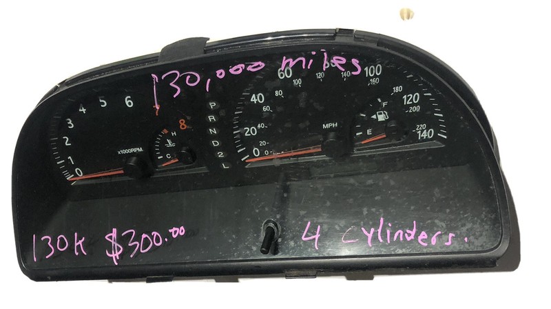 2002-2004 2003 TOYOTA CAMRY TachometerSPEEDOMETER CLUSTER GAUGE 130,000 Miles