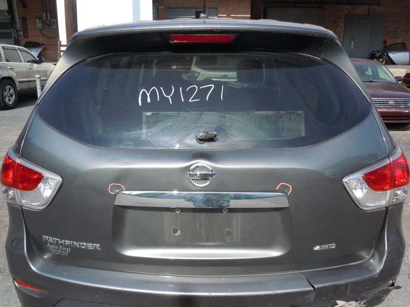 2013-2016 Nissan Pathfinder 3.5L Rear Hatch Lid Manual Lift W/O Camera OEM KAD